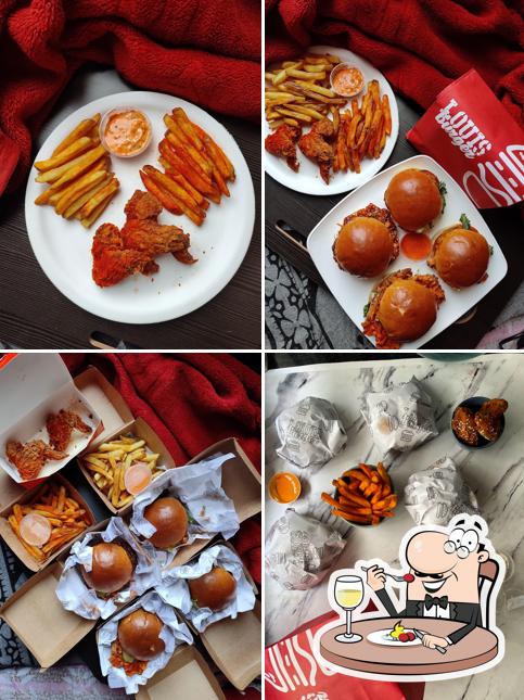 Food at Louis Burger, Indiranagar