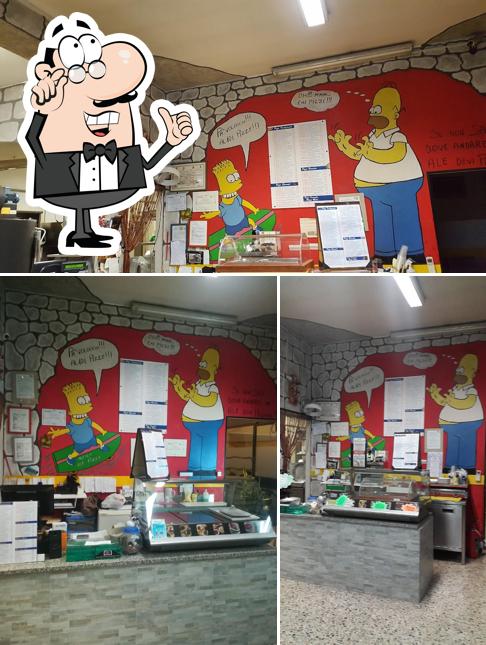 Gli interni di 101 Pizze