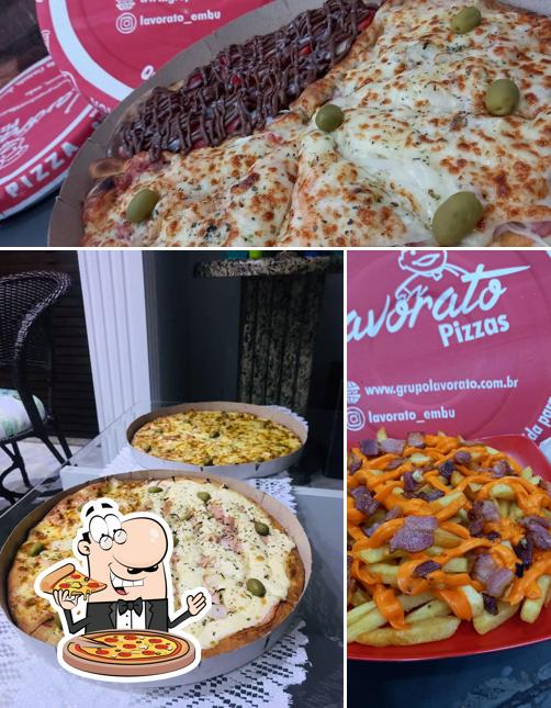 Escolha diversos tipos de pizza
