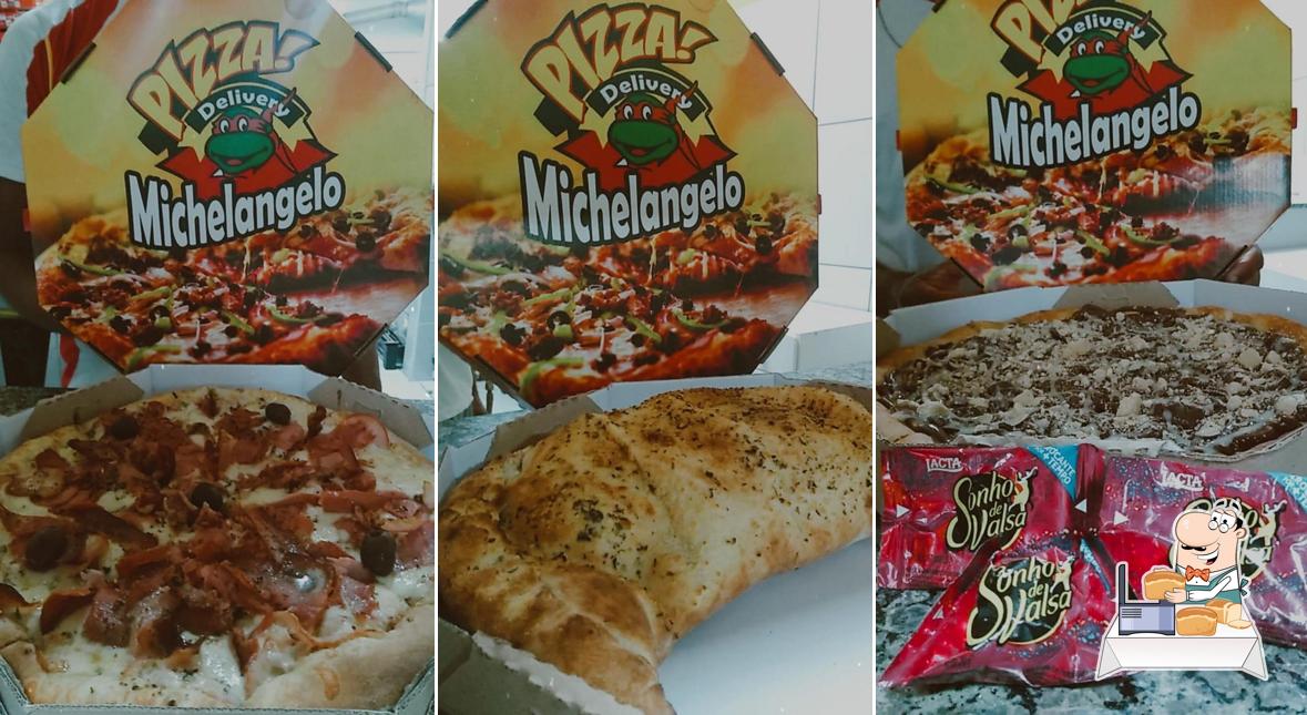 Pão-com-alho em Disk Pizza Michelangelo