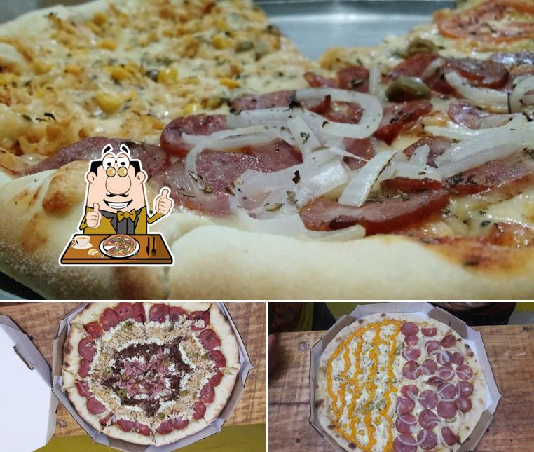 Peça diferentes estilos de pizza