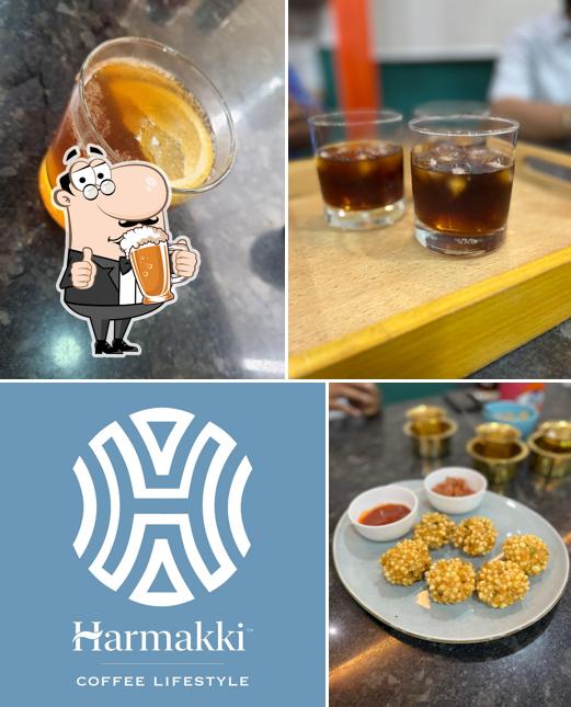 Enjoy a pint of light or dark beer