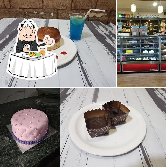 Food at Kamat Cafe and Pastries