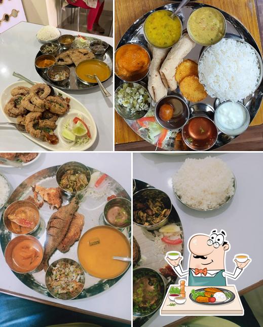 Food at Coconut Goan Fish Thali - A Goan Seafood Restaurant