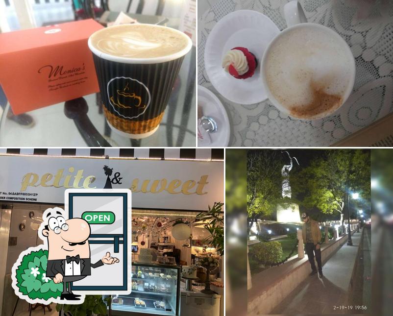 Among different things one can find exterior and drink at PETITE & SWEET