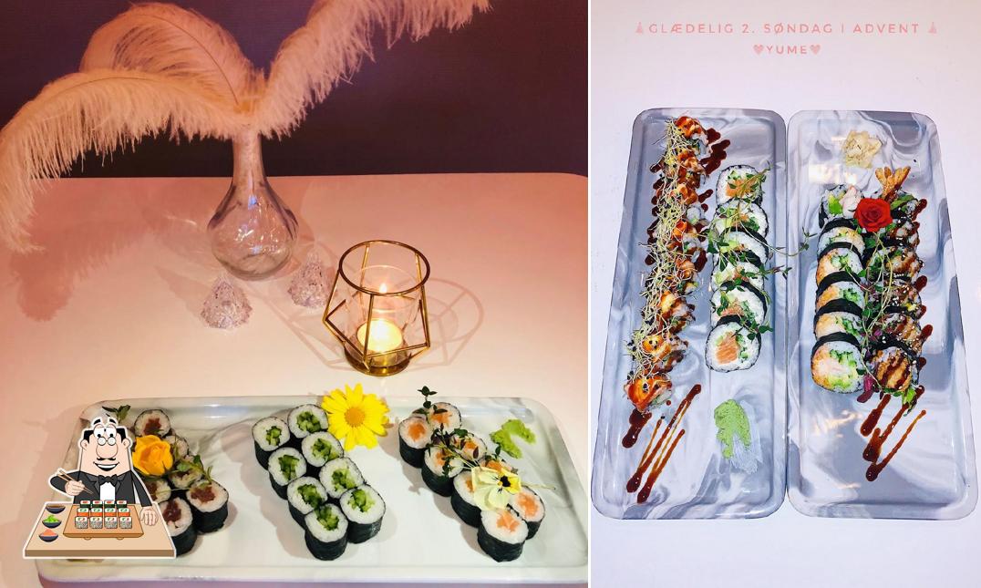 Essayez de nombreuses options de sushi