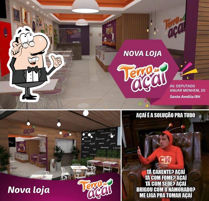 O interior do Terra do Açaí