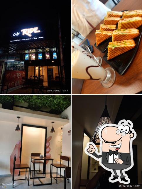 The interior of CAFE RIDE