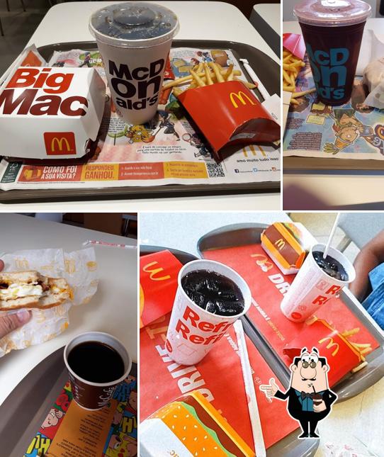 Desfrute de uma bebida no McDonald's