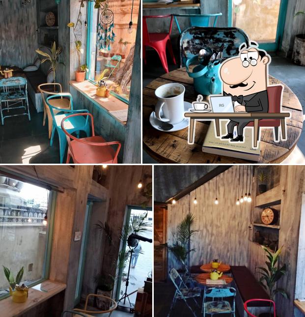 Hello boho Lakeview rooftop cafe