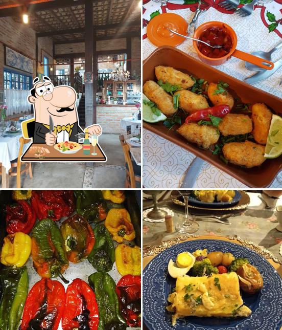 Platos en A Quinta do Bacalhau