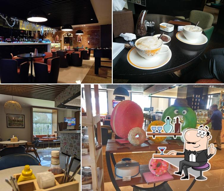 Take a seat at one of the tables at Re:Cess