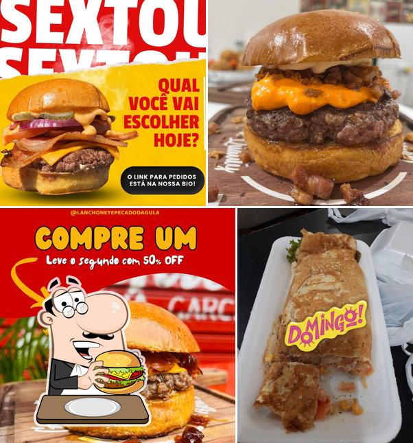Hambúrguer em Lanches Pecados da Gula food