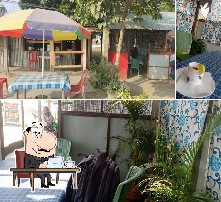 The interior of Samjhana Dhaba