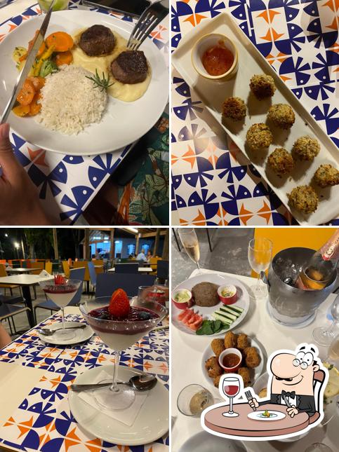 Platos en Bar das Artes Paraty