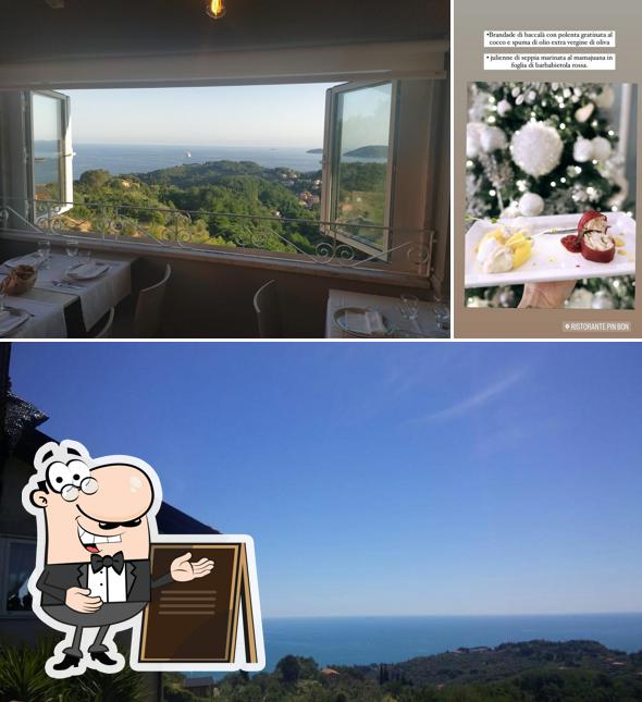 L'area esterna è una caratteristica importante di Ristorante Pin Bon