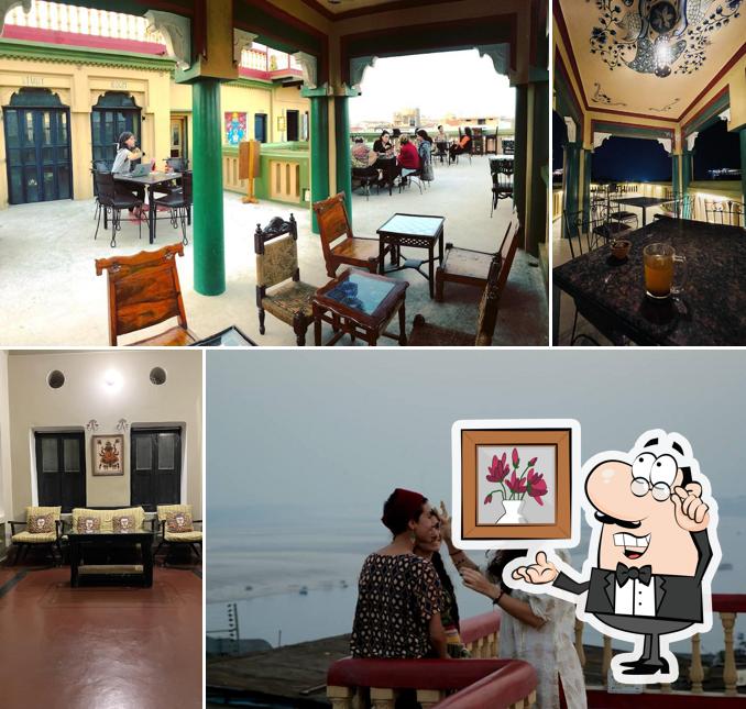 Take a seat at one of the tables at Filocafè