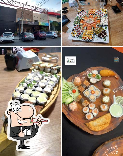 Experimente diversas opções de sushi