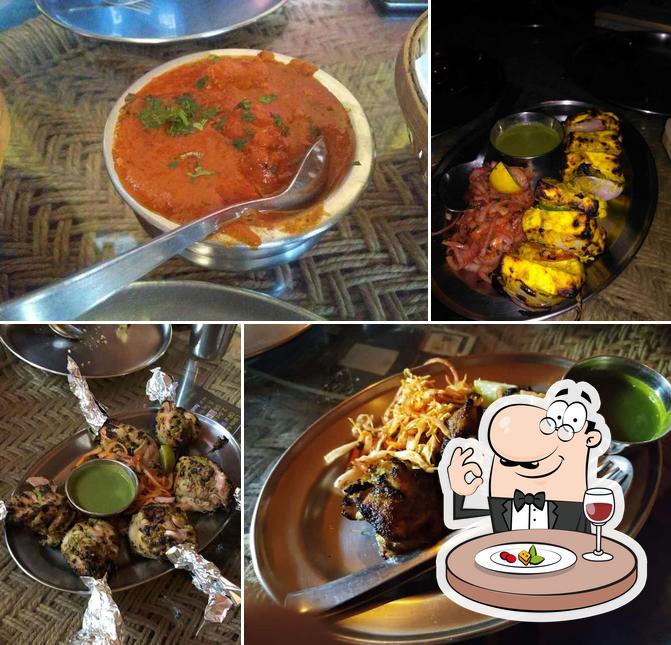 Food at Chulha Chauki Da Dhaba