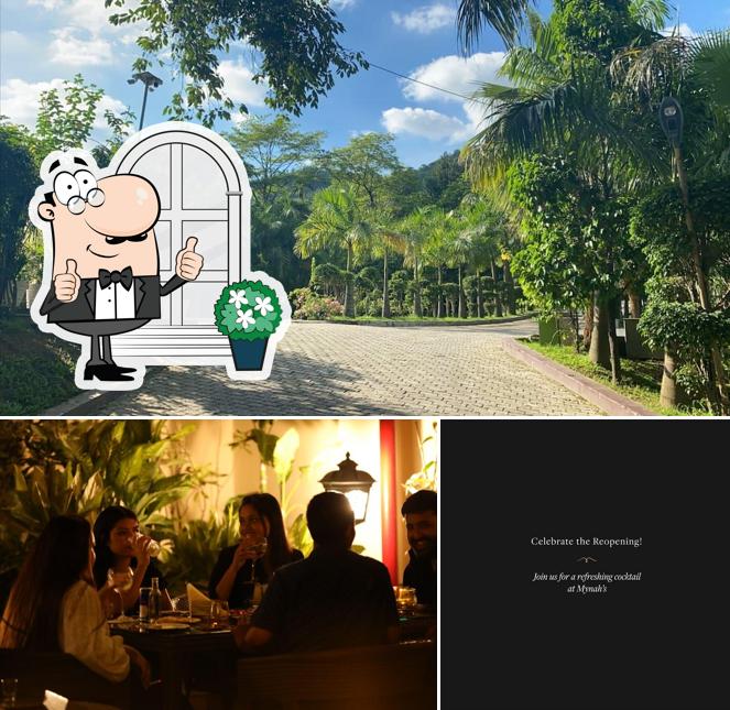Check out how Mynah's : Bar & Bistro looks outside