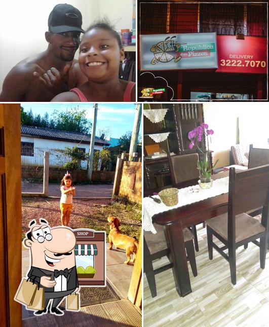 O exterior do República das Pizzas