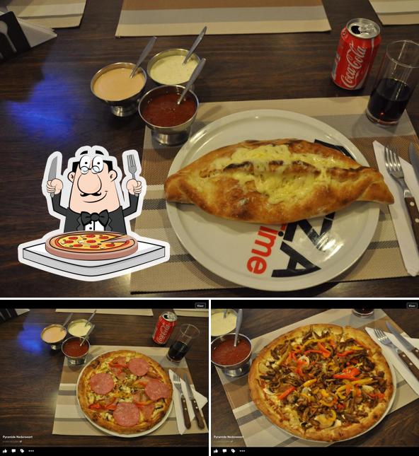 Essayez différents types de pizzas