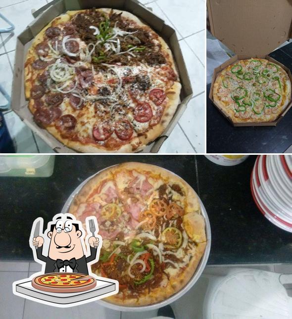 Peça diferentes estilos de pizza