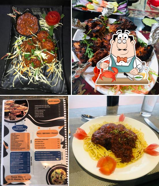 Order seafood at Downtown Restaurant and Banquets