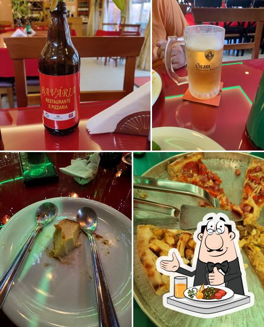 Comida em Bavária Restaurante & Pizzaria