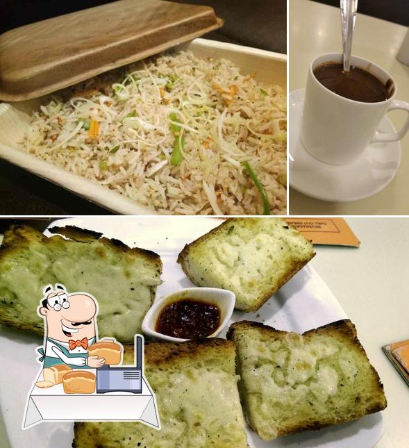 Garlic bread at Hot Chocolate