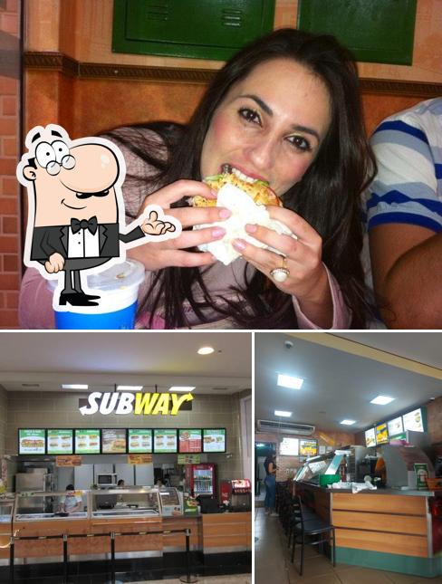 O interior do Subway