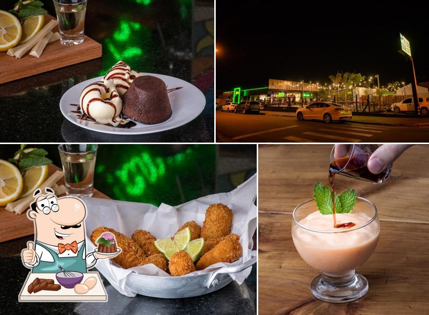 Cana Limão - Bar e Restaurante Em Itajubá serve uma escolha de sobremesas