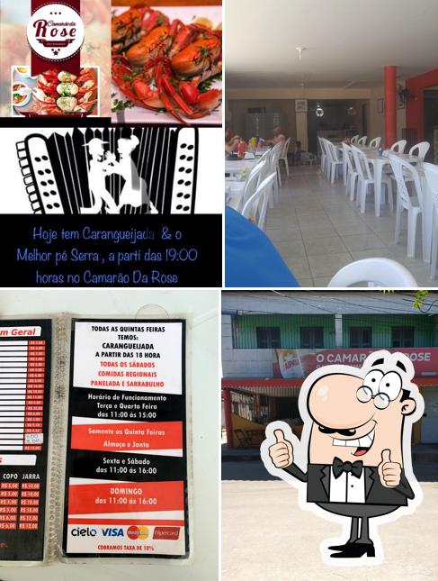 Here's a pic of Restaurante Camarão Da Rose