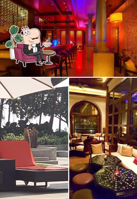 The interior of Capiz Bar