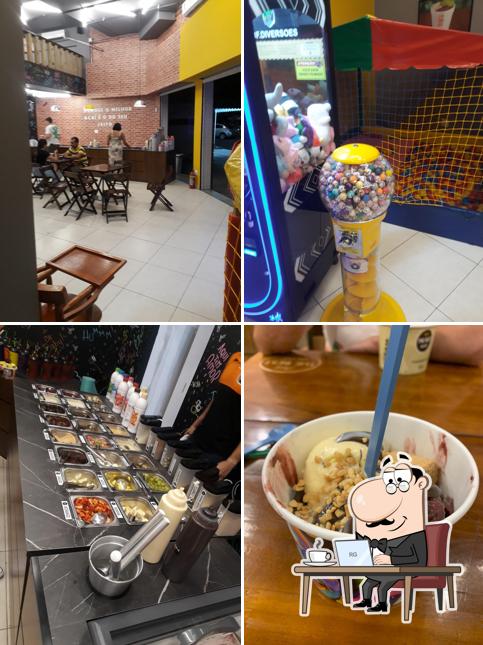 Veja imagens do interior do The Best Açaí