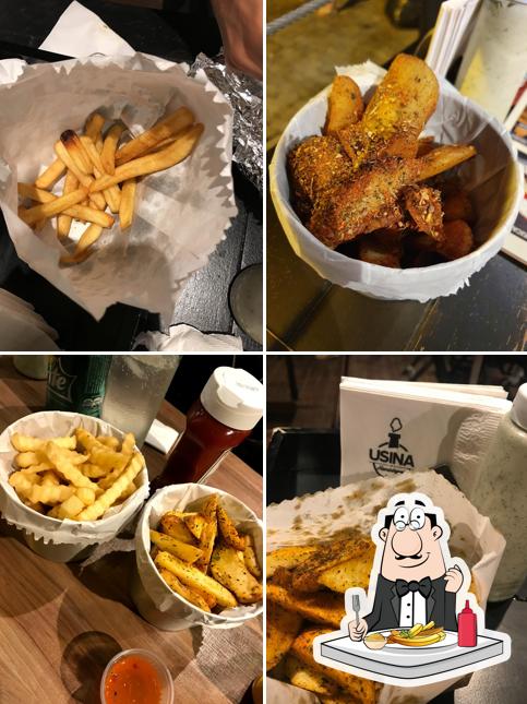 Experimente batatas fritas no Usina do Hambúrguer - Trindade