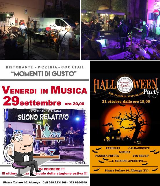 Gli interni di Momenti di gusto