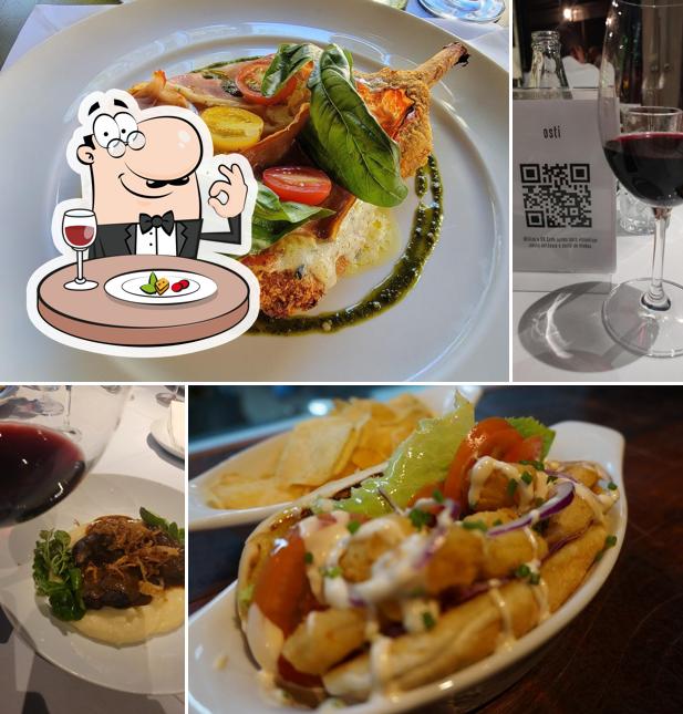 Comida em Osti Restaurante