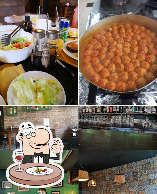 La immagine della cibo e bancone da bar di Mistura cocktails&bistrot