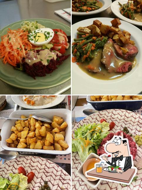 Nourriture à Restaurant Le Chemin de la Table