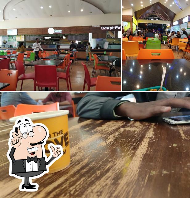 The interior of Roti Curry