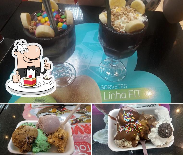 Peça uma das opções doces