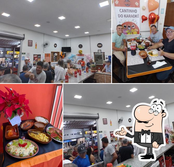 O interior do Bar e lanchonete To chegando