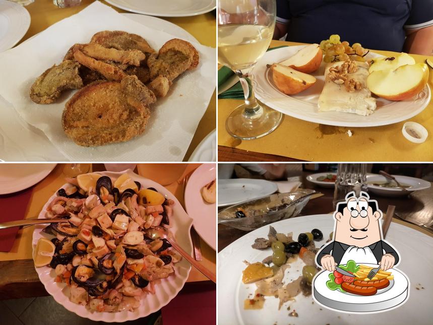 Platti al Trattoria Toscana dei Frati Templari