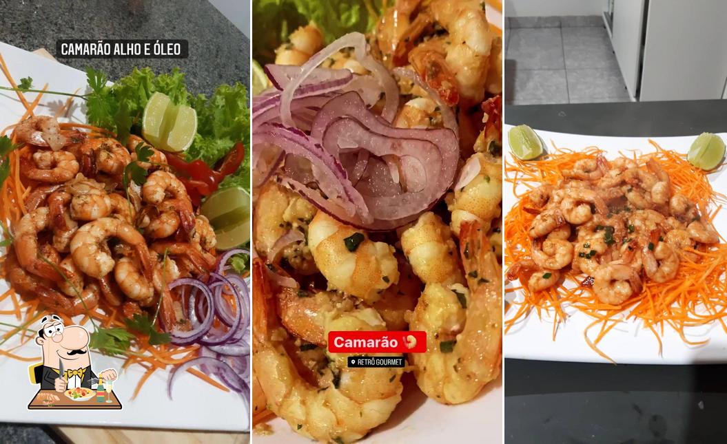 Ceviche em Restaurante Retrô Gourmet