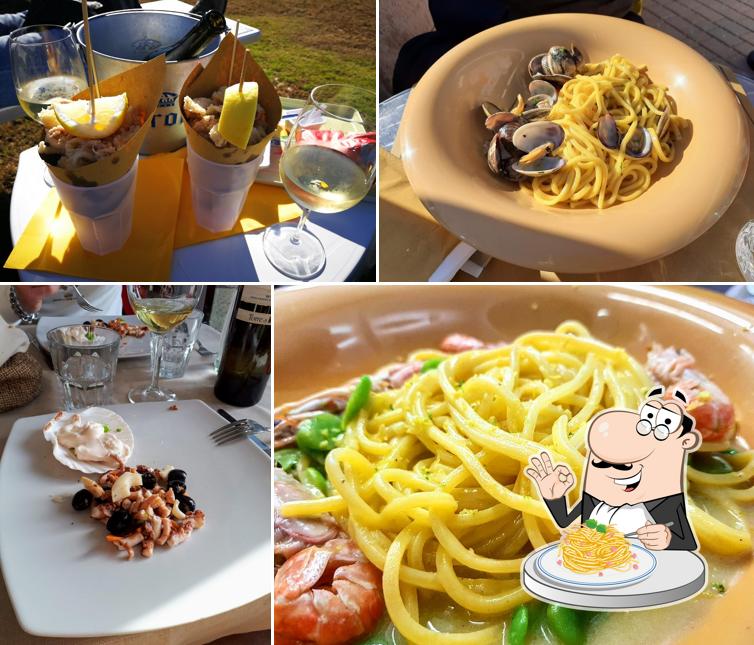 Spaghetti alla carbonara al Spuma Summer House