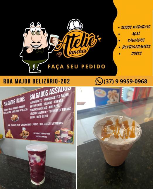 Desfrute de um drinque no Ateliê Lanches