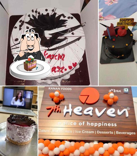 Chocolate cake at 7th Heaven