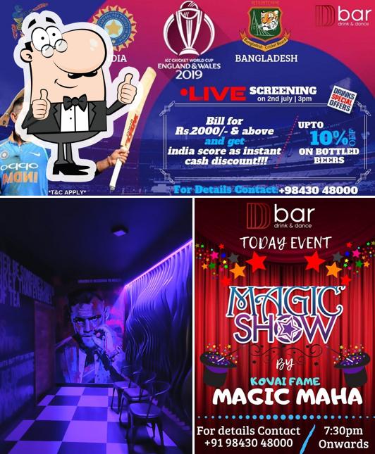 Here's a photo of DD Bar in Coimbatore