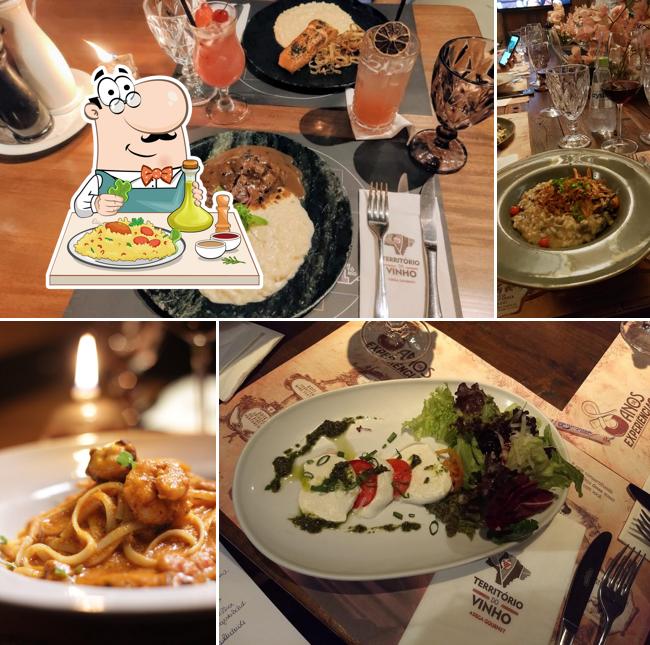 Platos en Território do Vinho